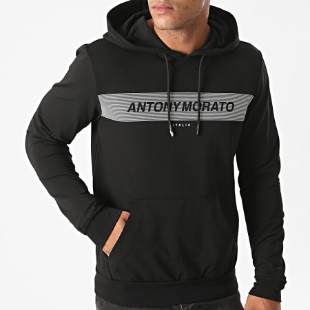 Antony Morato - Sweat Capuche Basic MMFL00700 Noir