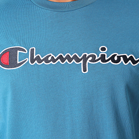 Champion - Tee Shirt 214726 Bleu Azur