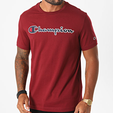 Champion - Tee Shirt 214726 Bordeaux