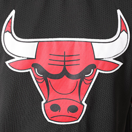 New Era - Tee Shirt De Basketball NBA Oversized Applique Chicago Bulls 12485674 Noir