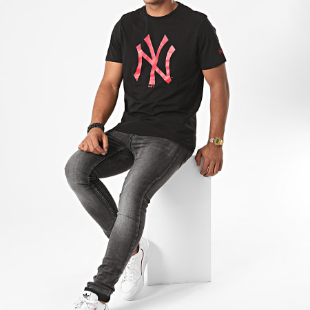 New Era - Tee Shirt MLB Seasonal Team Logo New York Yankees 12485708 Noir