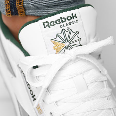 Reebok - Baskets Classic Leather FV9869 White Grey Green