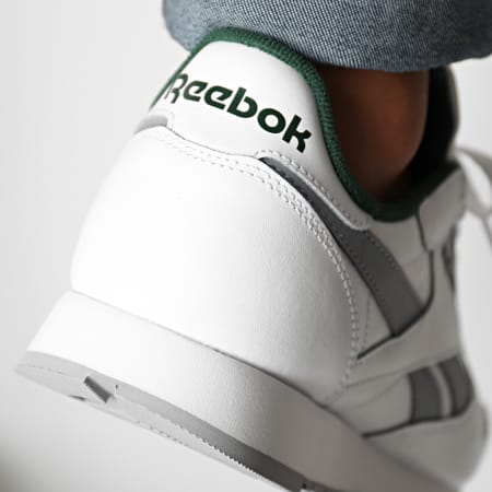 Reebok - Baskets Classic Leather FV9869 White Grey Green