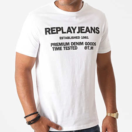 Replay - Tee Shirt M3178-22980P Blanc