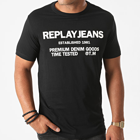 Replay - Tee Shirt M3178-22980P Noir