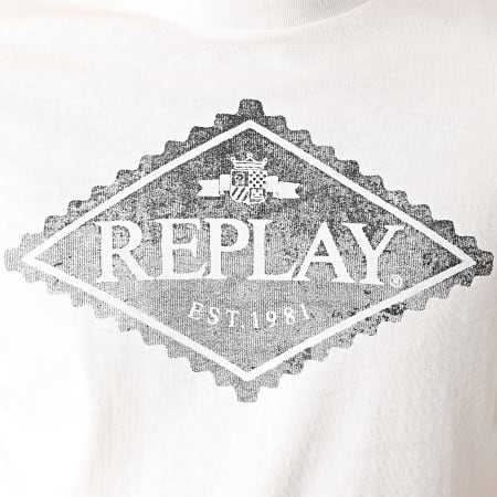Replay - Tee Shirt M3140-23046P Blanc