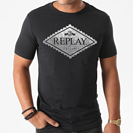 Replay - Tee Shirt M3140-23046P Noir