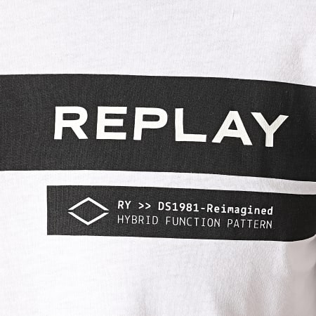 Replay - Tee Shirt M3156-2660 Blanc