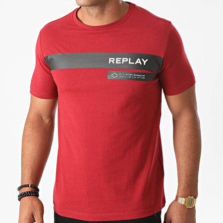 Replay - Tee Shirt M3156-2660 Rouge
