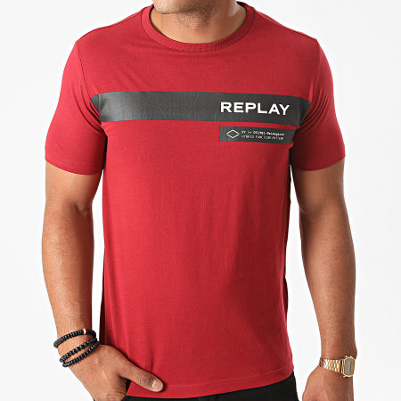 Replay - Tee Shirt M3156-2660 Rouge