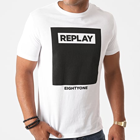 Replay - Tee Shirt M3165-22832P Blanc