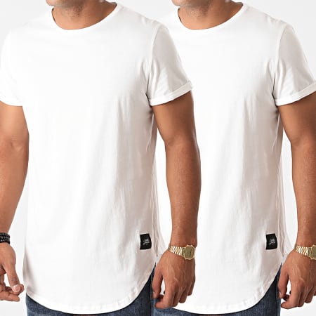 Sixth June - Lot De 2 Tee Shirts Oversize 1696 Blanc