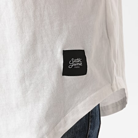 Sixth June - Lot De 2 Tee Shirts Oversize 1696 Blanc