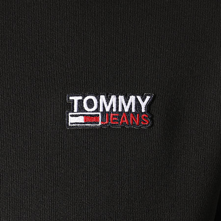 Tommy Jeans - Sweat Crewneck Washed Corp Logo 8413 Noir