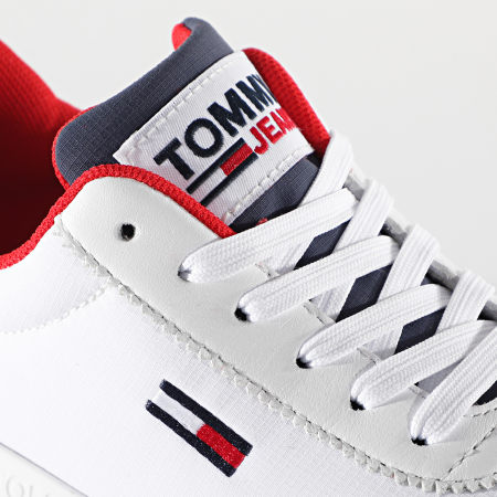 Tommy Jeans - Baskets Femme Mix Material Flexi 1114 Red White Blue