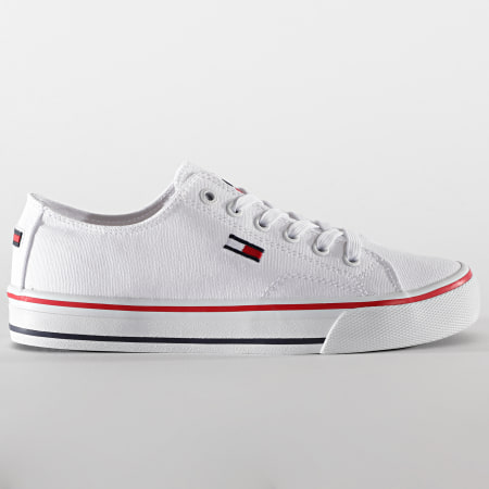 Tommy Jeans - Baskets Femme Long Lace Up Vulcan 1115 White