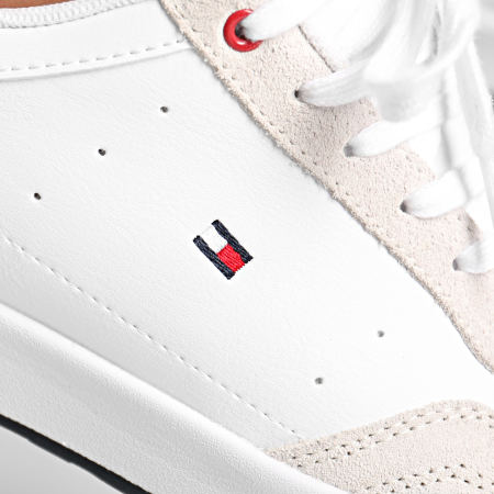 Tommy Hilfiger - Baskets Lightweight Leather Cupsole 2991 White