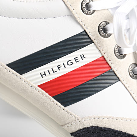 Tommy Hilfiger - Baskets Corporate Material Mix Cupsole 2989 White