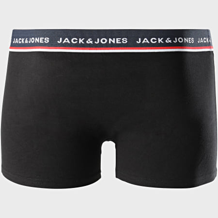 Jack And Jones - Lot De 2 Boxers Organic Noir Orange