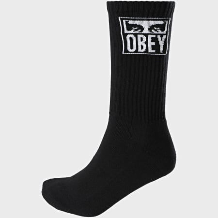 Obey - Par De Ojos Icono Calcetines Negro
