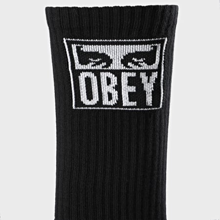 Obey - Par De Ojos Icono Calcetines Negro
