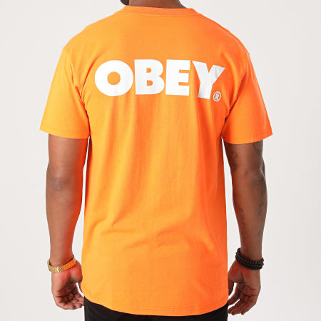 Obey - Tee Shirt Bold Orange