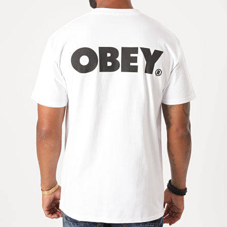 Obey - Tee Shirt Bold Blanc
