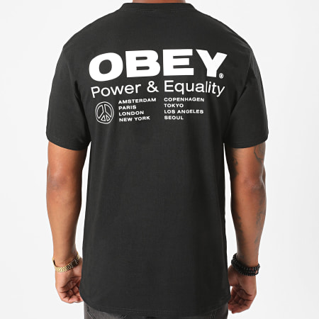 Obey - Tee Shirt Power And Equality Noir