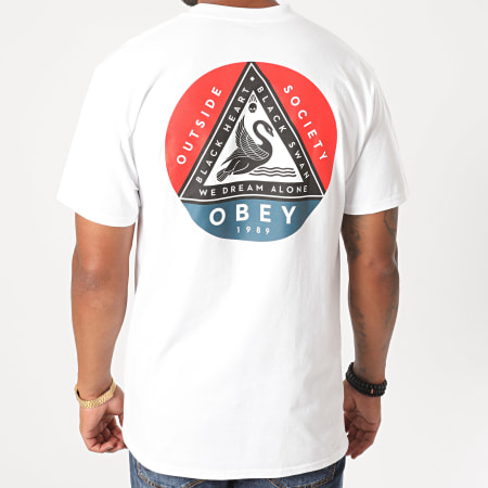 Obey - Tee Shirt Black Swan Blanc