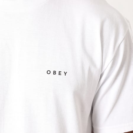 Obey - Tee Shirt Black Swan Blanc