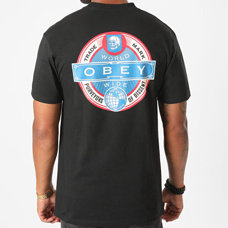 Obey - Tee Shirt Purveyors Of Dissent Noir