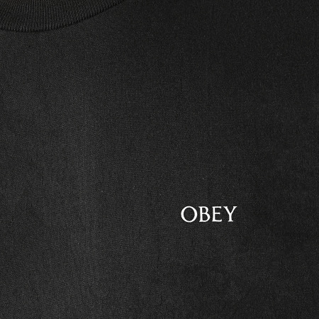 Obey - Tee Shirt Deco Flower Noir