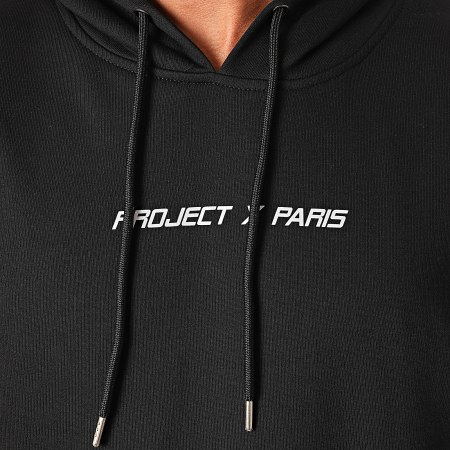 Project X Paris - Sweat Capuche 2020070 Noir Réfléchissant