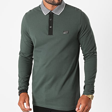 Jack And Jones - Polo Manches Longues Charming Vert