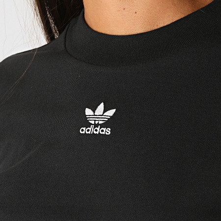 Tee Shirt Femme Crop GD4368 Noir