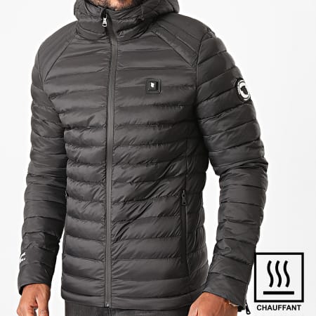 Comme Des Loups Doudoune Chauffante Capuche Otawa Noir Comme Des Loups | La Boutique Officielle