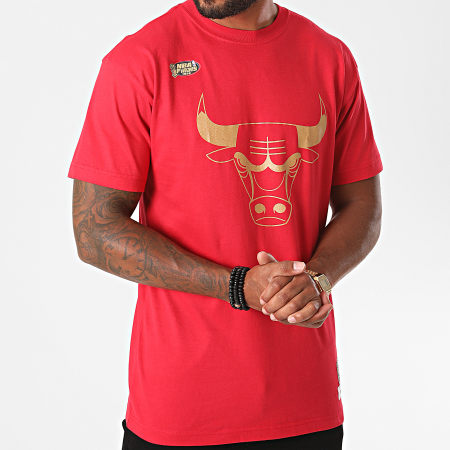 Mitchell and Ness - Tee Shirt Chicago Bulls Midas 19104 Rouge
