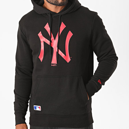 New Era - Sweat Capuche New York Yankees MLB Seasonal Team Logo 12485716 Noir Rouge