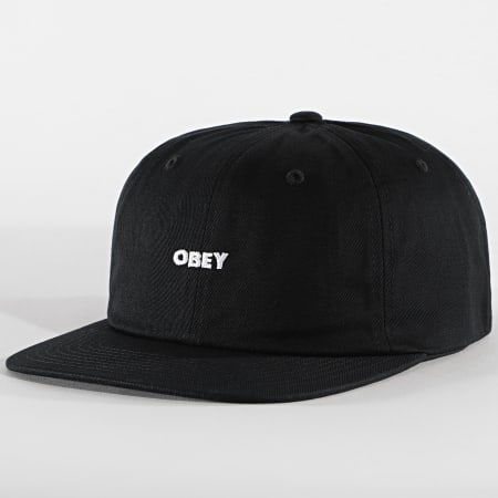 Obey - Casquette Snapback Bold 6 Panel Noir