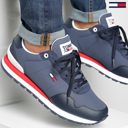 Tommy Jeans - Baskets Tricolore Lifestyle Mix Runner 0578 Twilight Navy