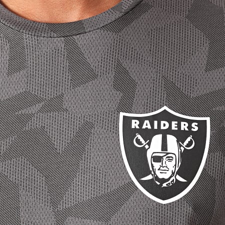 New Era - Tee Shirt Las Vegas Raiders Geometric Camouflage 12485737 Gris