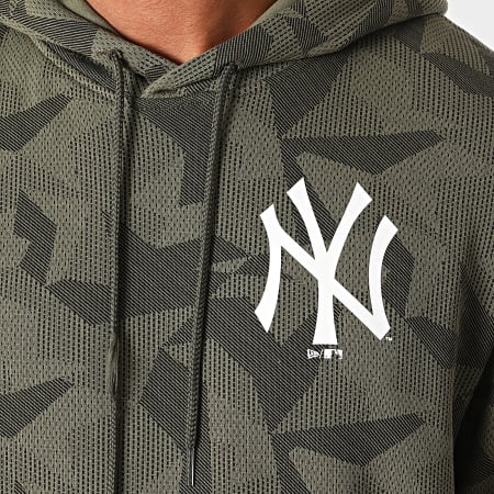 New Era - Sweat Capuche New York Yankees Geometric Camouflage 12485746 Vert Kaki