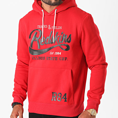 Redskins - Sweat Capuche State Poster Rouge