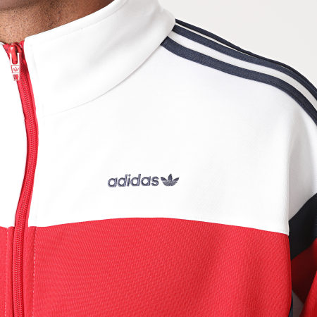Adidas Originals - Veste Zippée Tricolore Classics GD2063 Rouge Blanc 