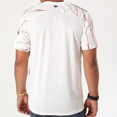 Adidas Sportswear - Tee Shirt De Sport A Bandes Arsenal Extérieur EH5815 Blanc