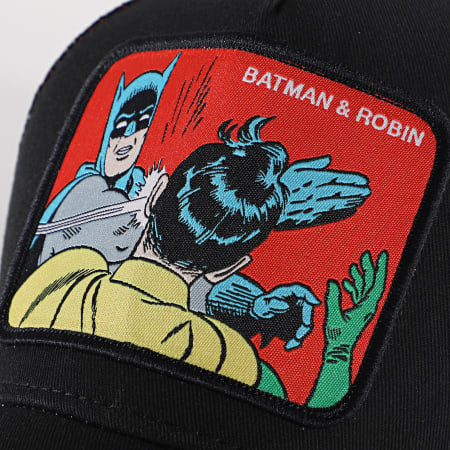Capslab - Casquette Trucker Batman Et Robin Noir
