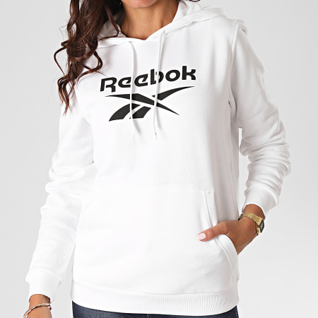 Reebok - Sweat Capuche Femme Classic Big Logo FT8186 Blanc