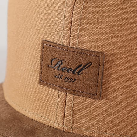 Reell Jeans - Casquette Snapback Suede Camel