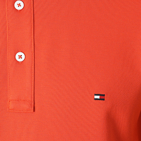 Tommy Hilfiger - Polo Manches Courtes Tommy Slim 0764 Orange
