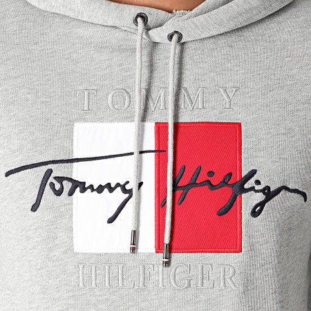 Tommy Hilfiger - Sweat Capuche Signature Artwork 4202 Blanc